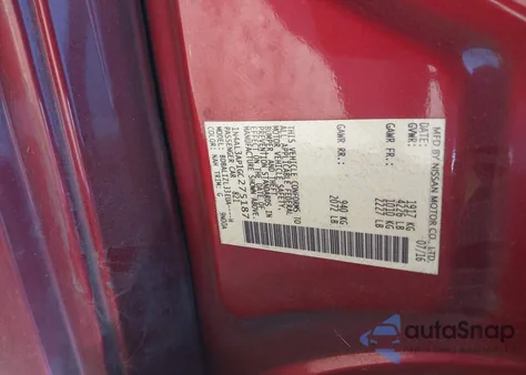 2016 Nissan Altima 2.5 Sv z USA, uszkodzony, nr VIN 1N4AL3AP1GC275187